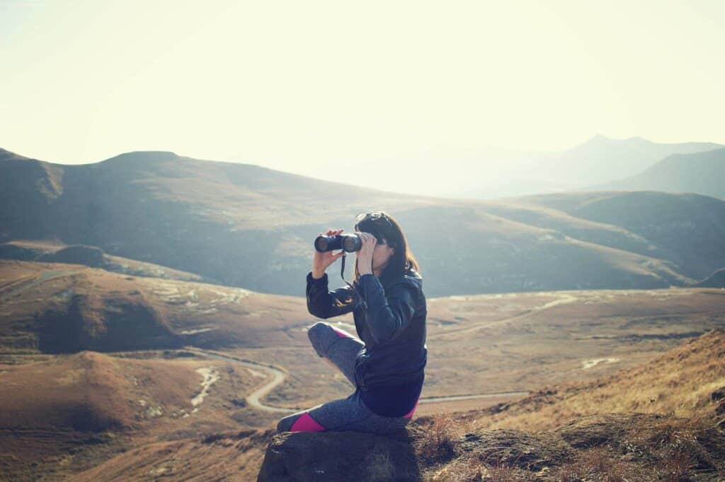 binoculars is a great outdoor camping gear