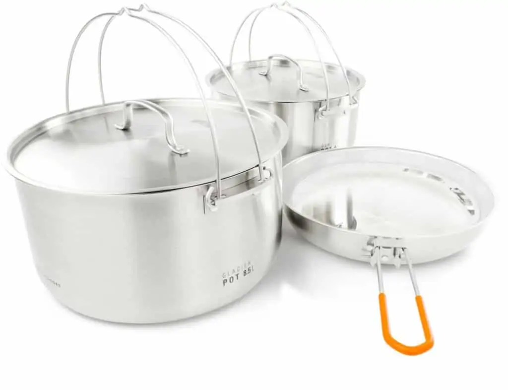 GSI Glacier Stainless Troop Cookset