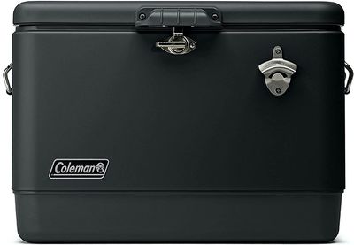 Coleman Reunion 54 Quart Steel Belted Stainless Steel Cooler