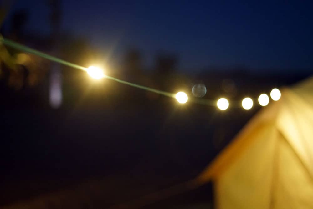 String of lights from MPOWERD - Copyright Rep The Wild