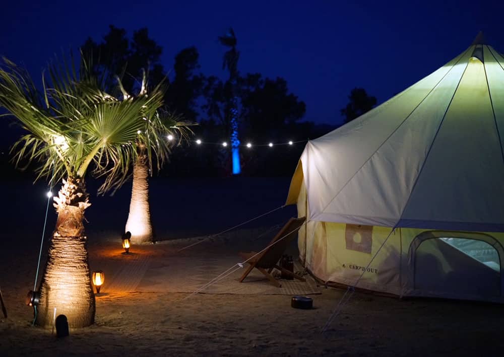 MPOWERD Luci String Lights At Camp - Copyright Rep The Wild