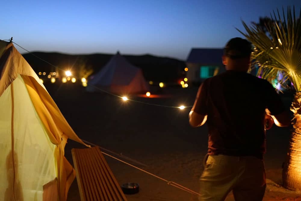 Luci string lights on yurt - Copyright Rep The Wild