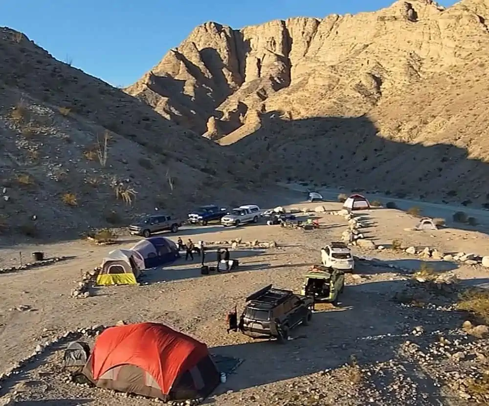 RTW camping in Anza Borrego