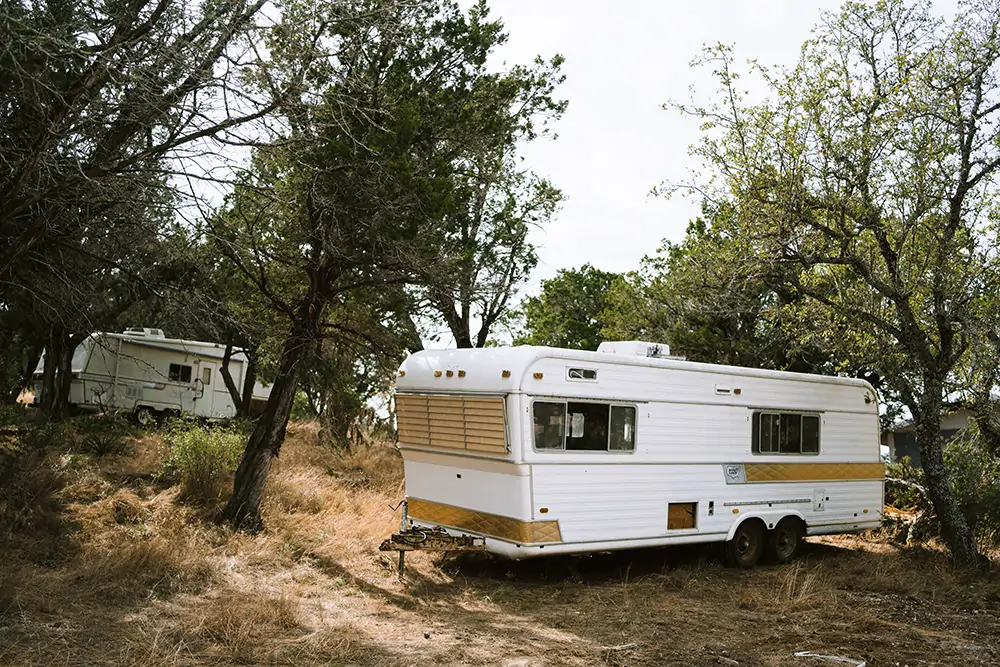 Rvs in the woods