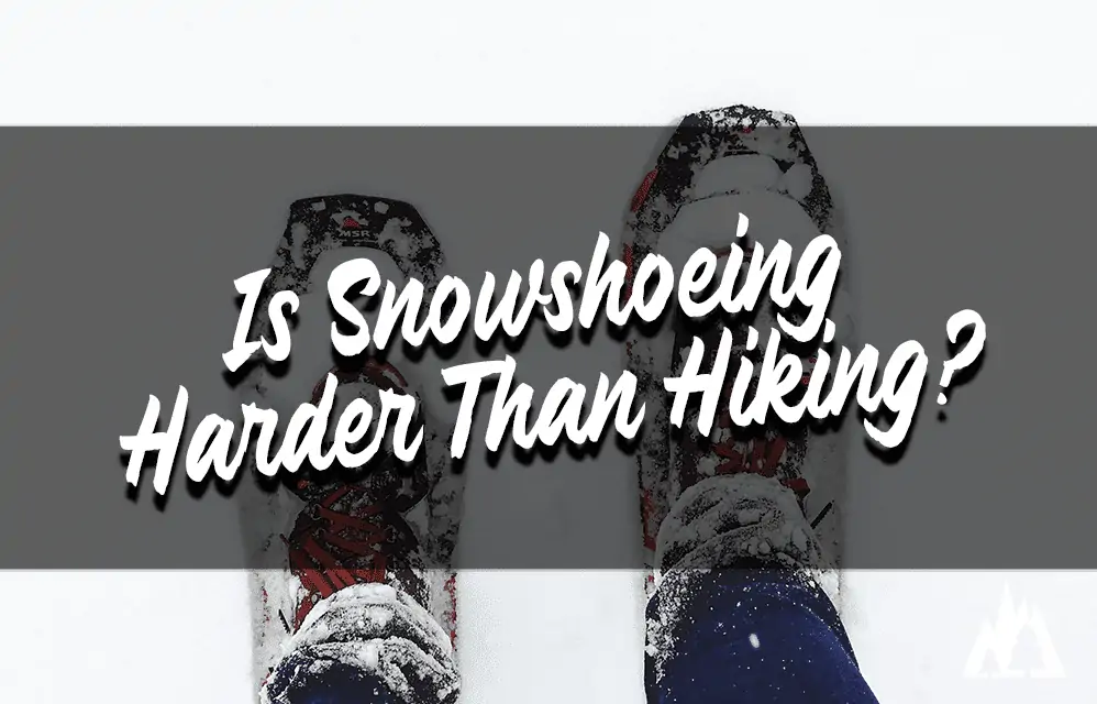 snowshoeing vs hiking