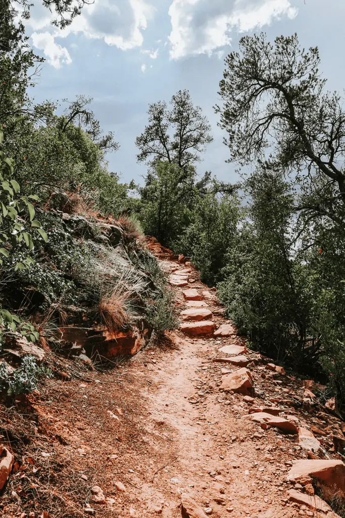 uneven hiking trail