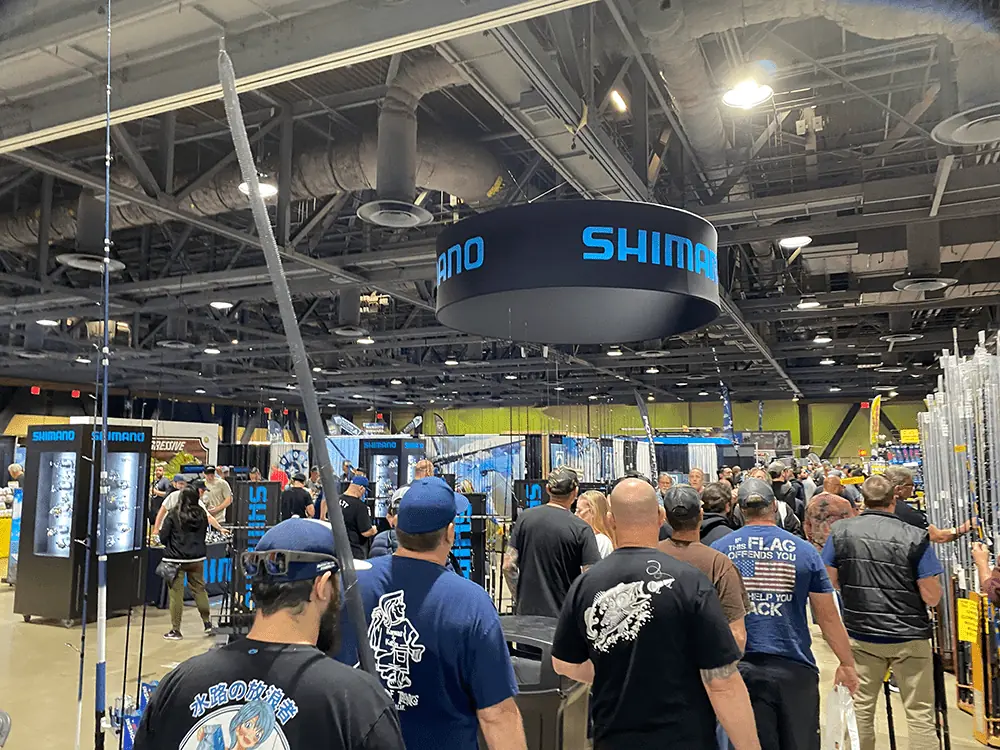 Shimano booth at Bart Hall