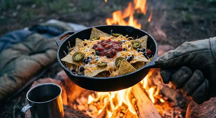 campfire nachos